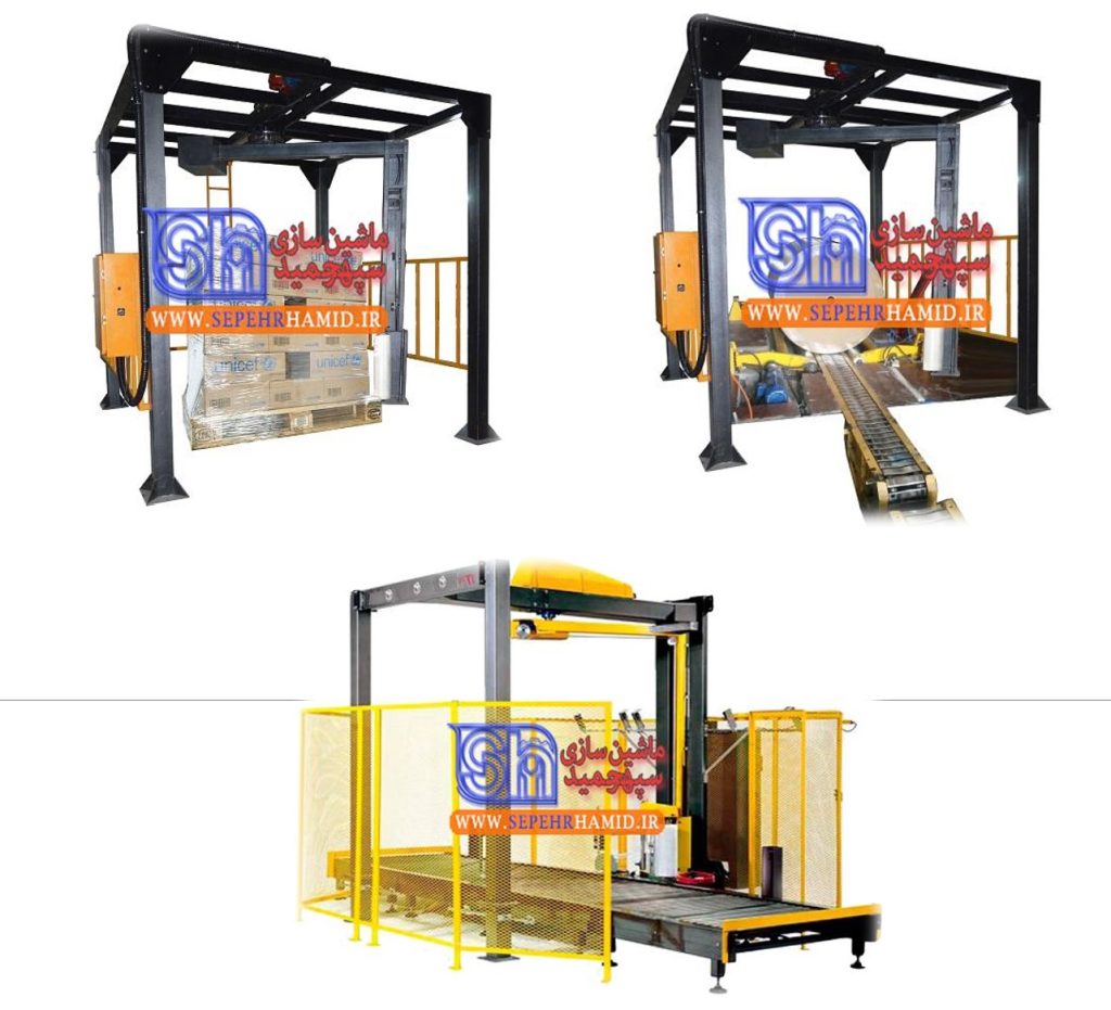 تصویر دستگاه های استرچ دکل گردان ( دروازه ای ) ماشین سازی سپهرحمید